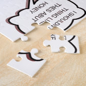 Funny Tiger & Bunny Dilemma – Leuke Dierenstrip Legpuzzel (Zijkant)