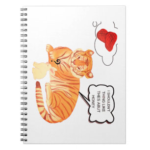 Funny Tiger & Bunny Dilemma – Leuke Dierenstrip Notitieboek
