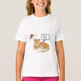 Funny Tiger & Bunny Dilemma – Leuke Dierenstrip T-shirt