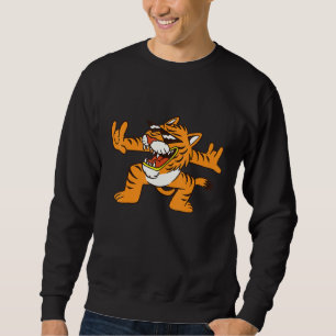 Funny Tiger die kostuum Wilde Dierenliefde runt Trui
