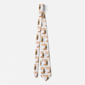 Funny Tiki Honolulu Hawaii Stropdas (Achterkant)