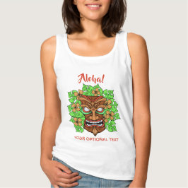 Funny Tiki-masker aangepaste tekst shirten & jacks