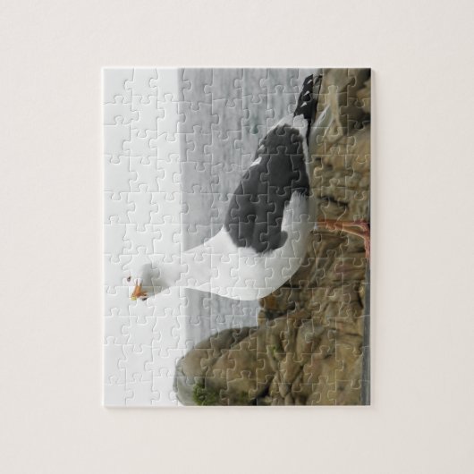 Funny Tilt Head Seagull Legpuzzel (Verticaal)