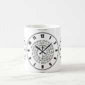 Funny Time Clock Coffee of Tea Mok (Center)