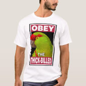 Funny Timneh Parrot - Vogelkunst T-shirt (Voorkant)