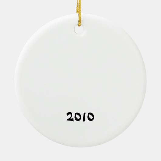 Funny Tipsy Reindeer Merry kerstboomversiering Keramisch Ornament (Achterkant)