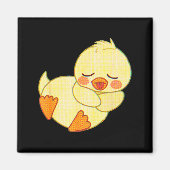 Funny Tired As Duck I Love Cute Ducklings Quote Gi Magneet (Voorkant)