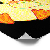 Funny Tired As Duck I Love Cute Ducklings Quote Gi Poster (Hoek)