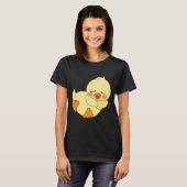 Funny Tired As Duck I Love Cute Ducklings Quote Gi T-shirt (Voorkant volledig)