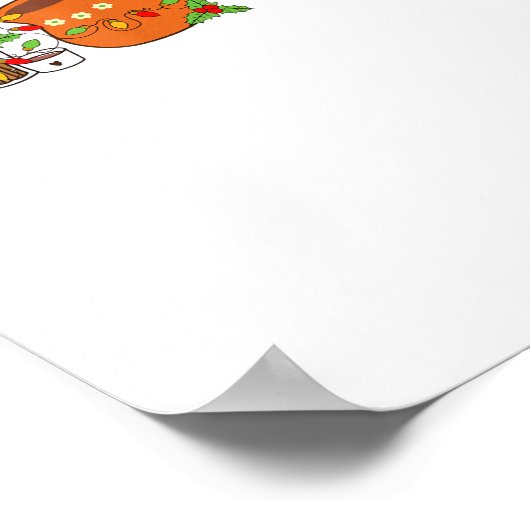 Funny Tis The Season Mexican Christmas Latino Cute Poster (Hoek)