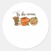 Funny Tis The Season Mexican Christmas Latino Cute Ronde Sticker (Voorkant)