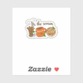 Funny Tis The Season Mexican Christmas Latino Cute Sticker (Vel)