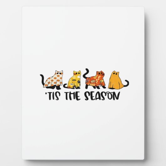 Funny Tis The Season Spooky Halloween Costume Fotoplaat (Voorkant)