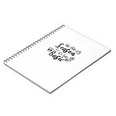 Funny Tis The Season To Basic Fall Pumpkin Spice Notitieboek (Linkerzijde)