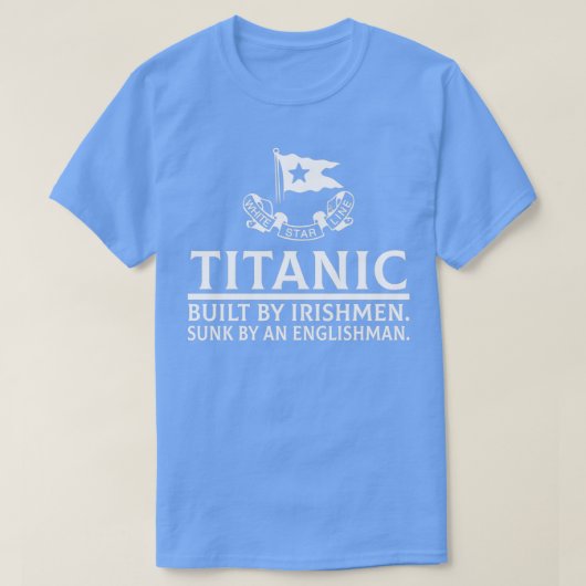 Funny Titanic Cruise Sinking Ship Atlantic T-shirt (Design voorkant)