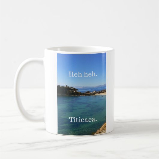 Funny Titicaca Koffiemok (Links)