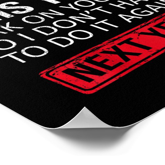 Funny To Everyone I Offended This Year Humor New Y Poster (Hoek)