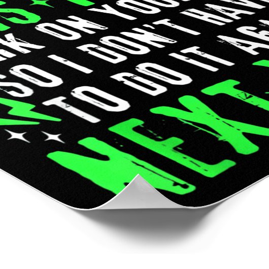 Funny To Everyone I Offended This Year Work On You Poster (Hoek)