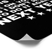 Funny To Everyone I Offended This Year Work On You Poster (Hoek)