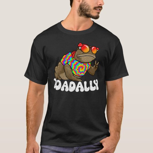 Funny Toad, Kids Toad, Hippie Toad, Frog, Amphibia T-shirt (Voorkant)