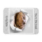 Funny toad Valentijnsdag gift Magneet (Horizontaal)