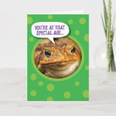 Funny Toadally Geweldige Birthday Greeting Kaart (Voorkant)