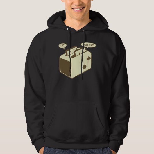 Funny Toast Cartoon - We zijn Toast Hoodie (Voorkant)