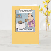 Funny Toast Whisperer Birthday Kaart (Gele Bloem)
