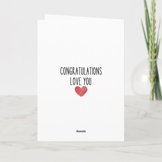 Funny Toaster: Een toast naar het gelukkige paar Kaart (Achterkant)