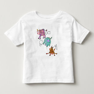 Funny Toddler T-Shirt met kleurrijke geometrische