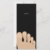 Funny Toed Birthday Feet (Achterkant)