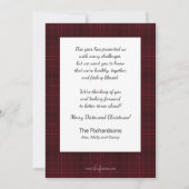 Funny Toilet Paper Gift Covid Kerstmis Feestdagenkaart (Achterkant)