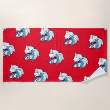 Funny Toilet Shark Cartoon Illustratie