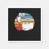 Funny Toiletries Toothborstel- en weefselpuns Gift Servet (Voorkant)