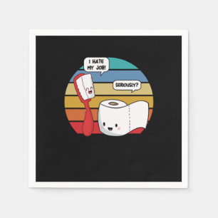 Funny Toiletries Toothborstel- en weefselpuns Gift Servet