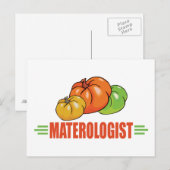 Funny Tomaten Briefkaart (Voorkant / Achterkant)