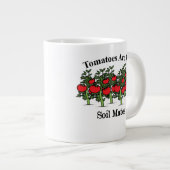 Funny Tomaten zijn mijn bodemgenoten Grote Koffiekop (Voorkant rechts)