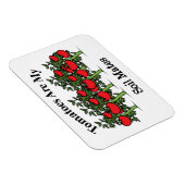 Funny Tomaten zijn mijn bodemgenoten Magneet (Rechterzijde)