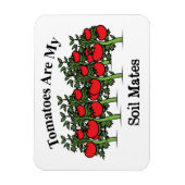 Funny Tomaten zijn mijn bodemgenoten Magneet (Verticaal)