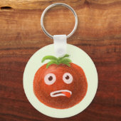 Funny Tomato Character Sleutelhanger (Voorkant)
