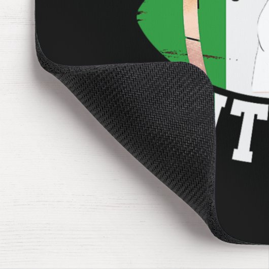 Funny Tommy Freakin' Cutlets New Jersey Italy Flag Muismat (Hoek)