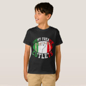 Funny Tommy Freakin' Cutlets New Jersey Italy Flag T-shirt (Voorkant volledig)