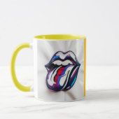 Funny Tongue Out Lips Mug Design Mok (Links)