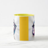 Funny Tongue Out Lips Mug Design Mok (Midden)