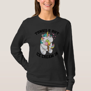 Funny Tonsil Chirurgische ingreep tonsillectomie U T-shirt