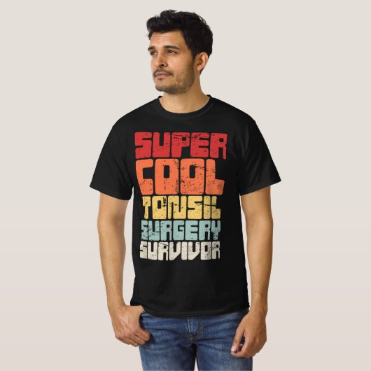 Funny Tonsil Removal Present - Retro Tonsil Surger T-shirt (Voorkant volledig)