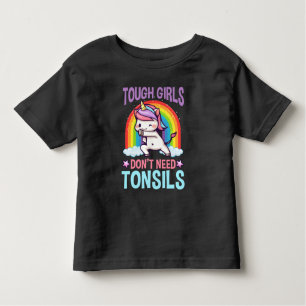 Funny Tonsil Removal Unicorn Kind Tonsillectomie Kinder Shirts