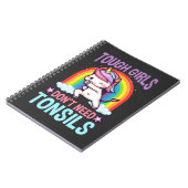 Funny Tonsil Removal Unicorn Kind Tonsillectomie Notitieboek (Linkerzijde)