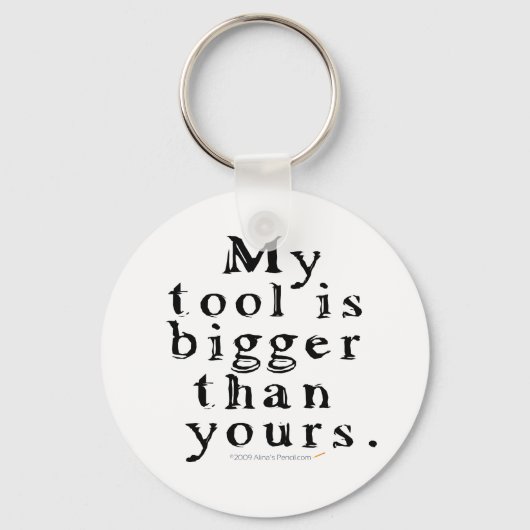 Funny Tool Lovers Big Tool Woodching Woodworking Sleutelhanger (Voorkant)