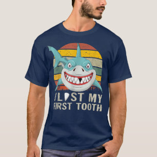 Funny Tooth Fairy Gifts Shark Boy I Loste M T-shirt